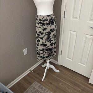 bryn Walker chic abstract Floral Pencil Skirt